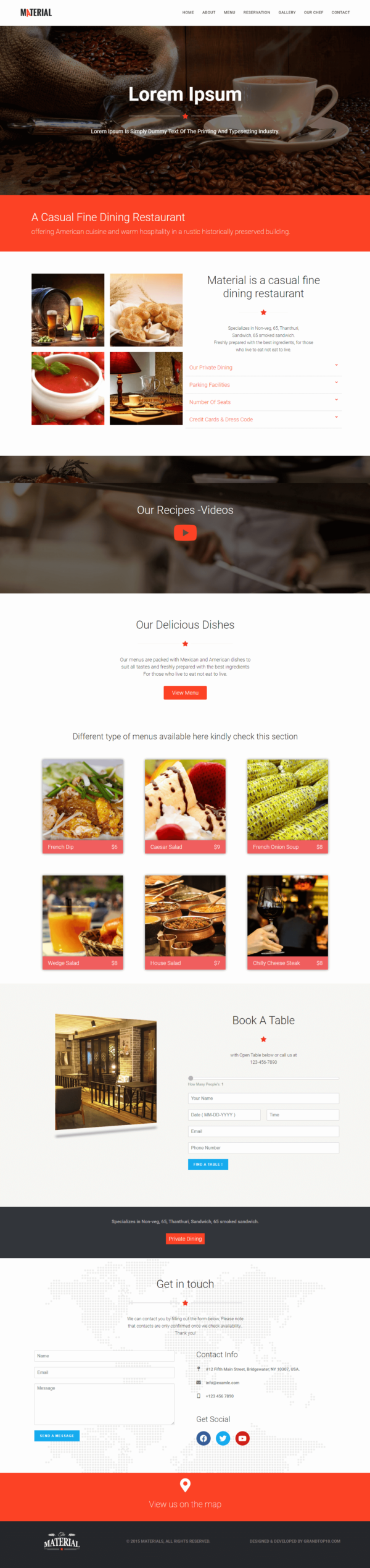 restaurant-one-page-website