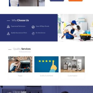 Appliance Repair Business Website Design